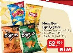 DORİTOS MEGA BOY CİPS ÇEŞİTLERİ DORİTOS MEGA BOY CİPS ÇEŞİTLERİ